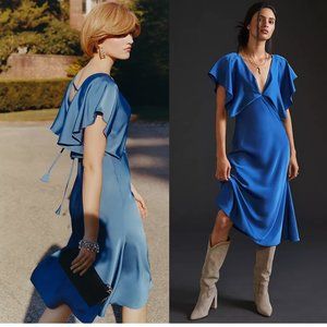 ANTHROPOLOGIE Sachin & Babi Ruffled Maxi Dress